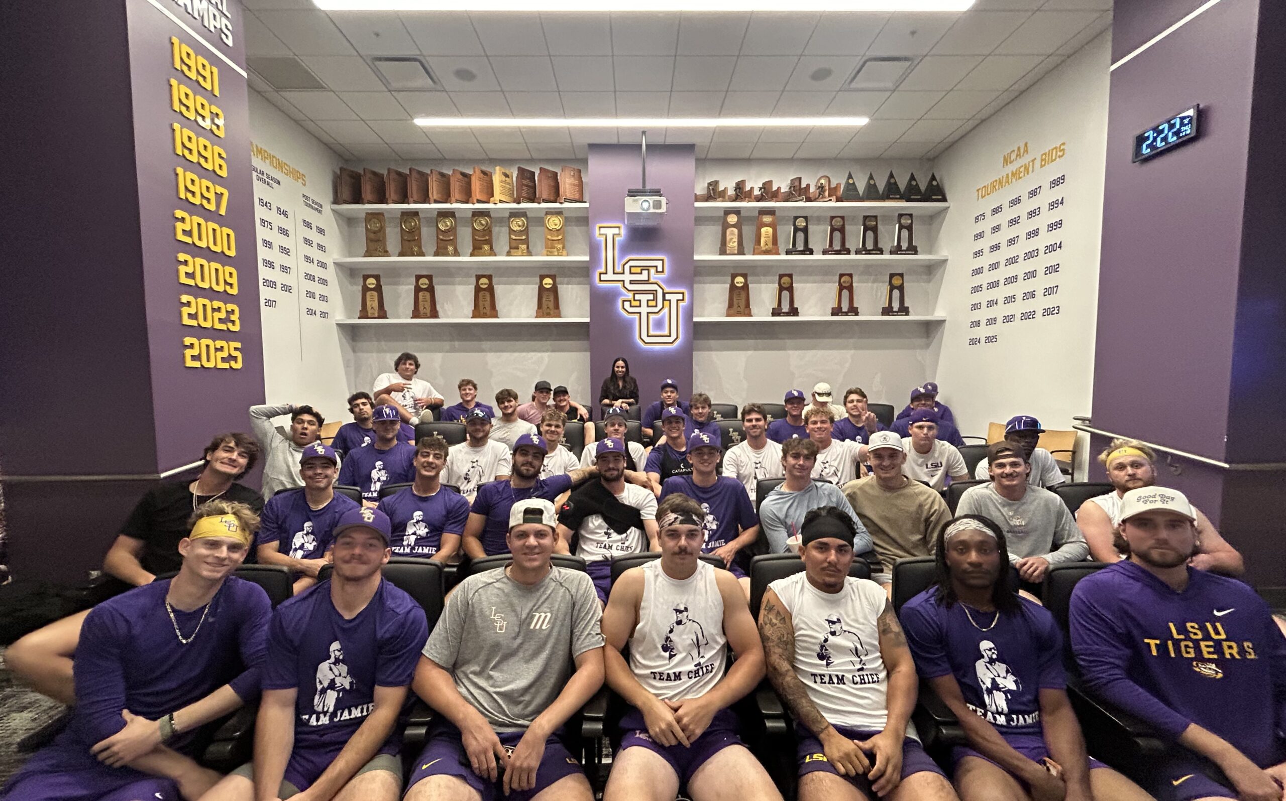 Hillary Seiler teaching financial literacy to LSU student-athletes